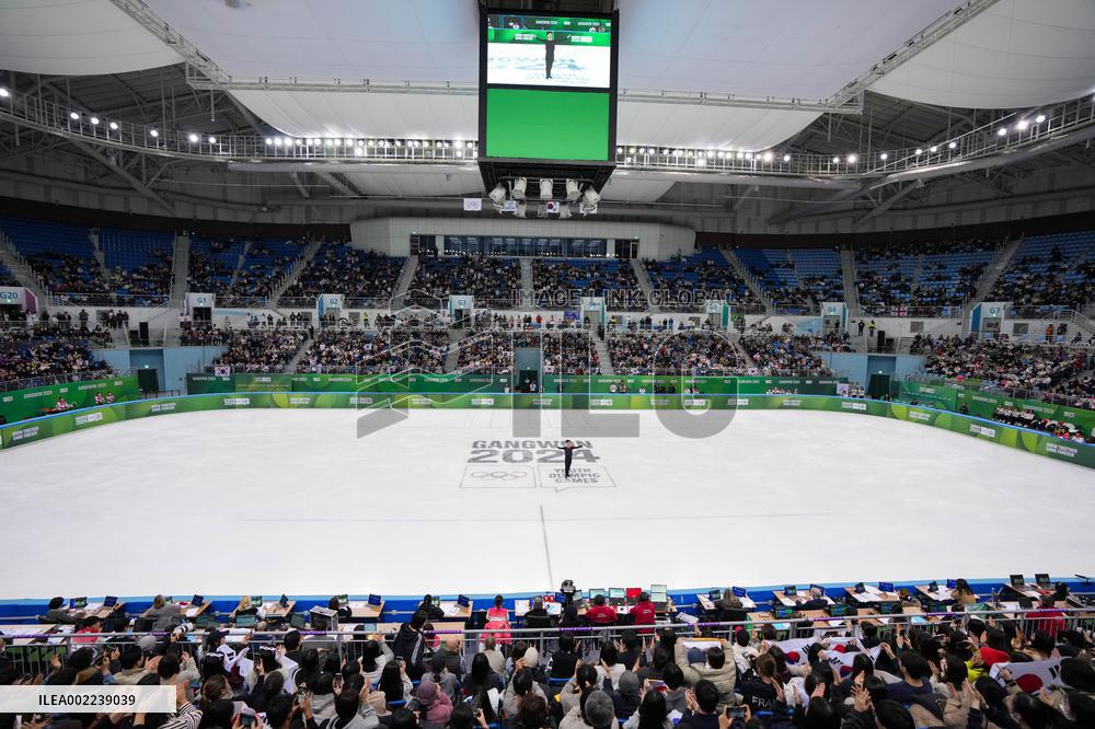 (SP)SOUTH KOREA-GANGNEUNG-WINTER YOUTH OLYMPIC GAMES-FIGURE SKATING-MEN SINGLE-SHORT PROGRAM