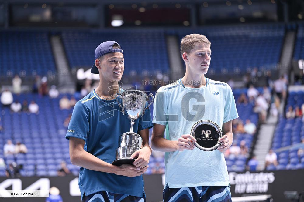 Australian Open - Japan Sakamoto Wins Junior Title