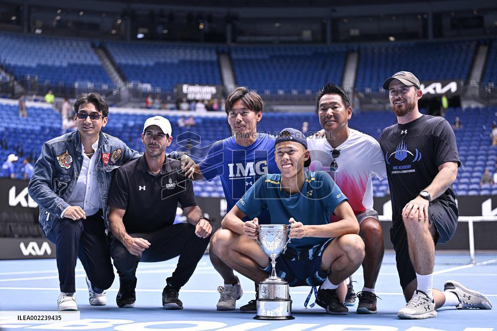 Australian Open - Japan Sakamoto Wins Junior Title
