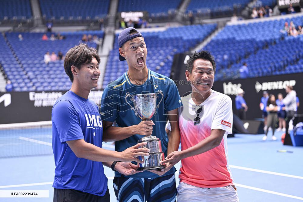 Australian Open - Japan Sakamoto Wins Junior Title