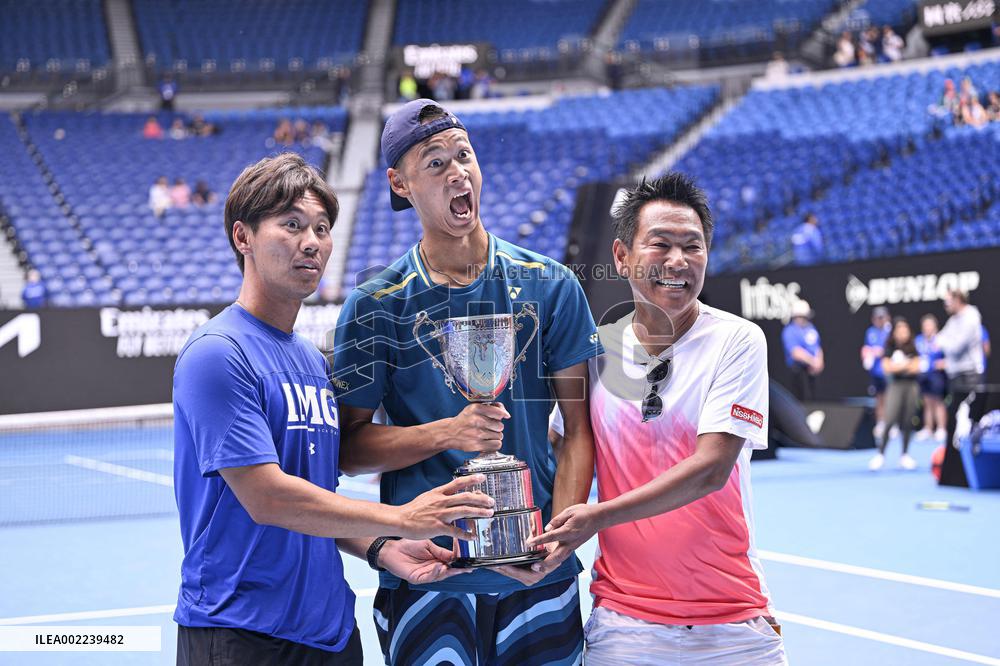 Australian Open - Japan Sakamoto Wins Junior Title