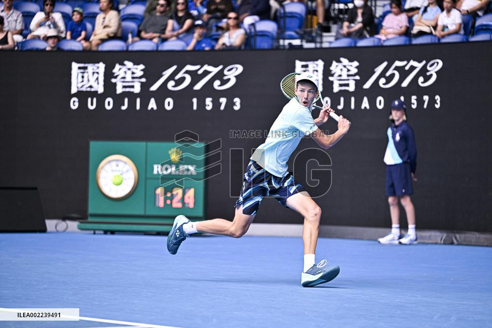 Australian Open - Japan Sakamoto Wins Junior Title