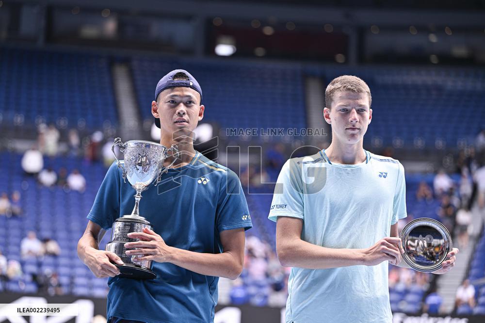 Australian Open - Japan Sakamoto Wins Junior Title