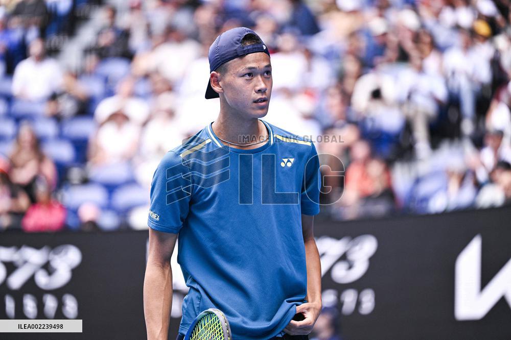 Australian Open - Japan Sakamoto Wins Junior Title