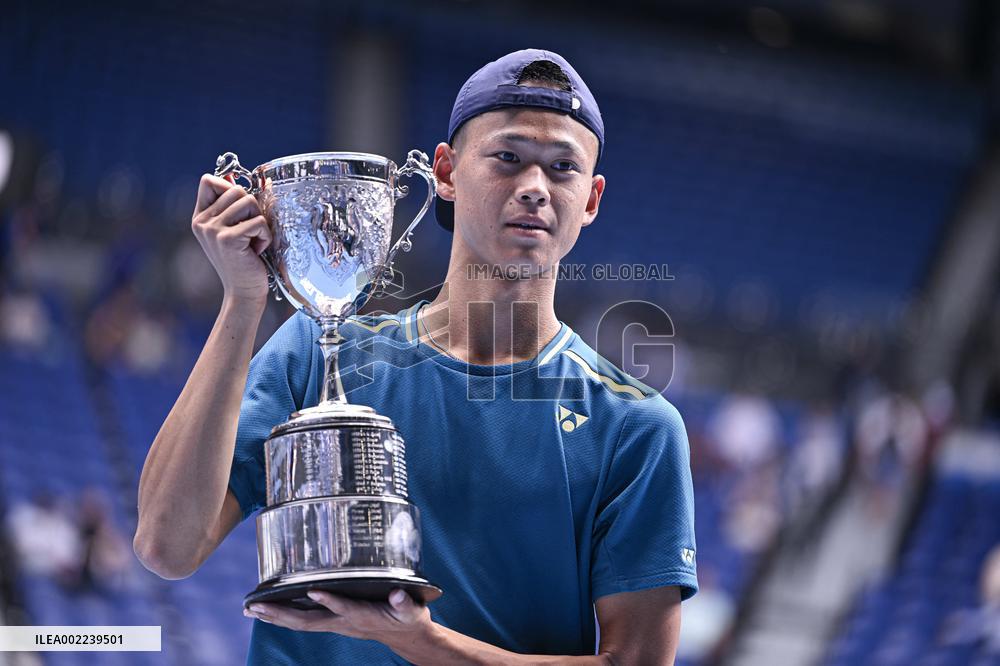 Australian Open - Japan Sakamoto Wins Junior Title