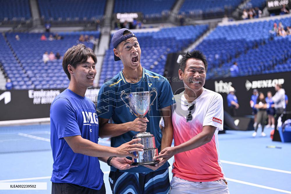 Australian Open - Japan Sakamoto Wins Junior Title