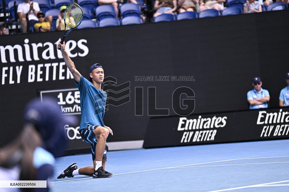 Australian Open - Japan Sakamoto Wins Junior Title