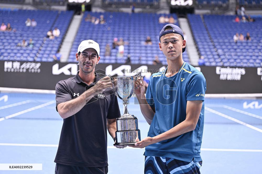 Australian Open - Japan Sakamoto Wins Junior Title