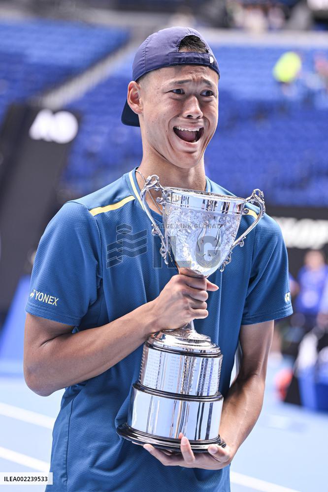Australian Open - Japan Sakamoto Wins Junior Title