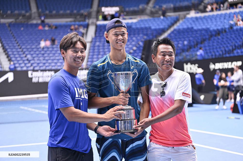 Australian Open - Japan Sakamoto Wins Junior Title