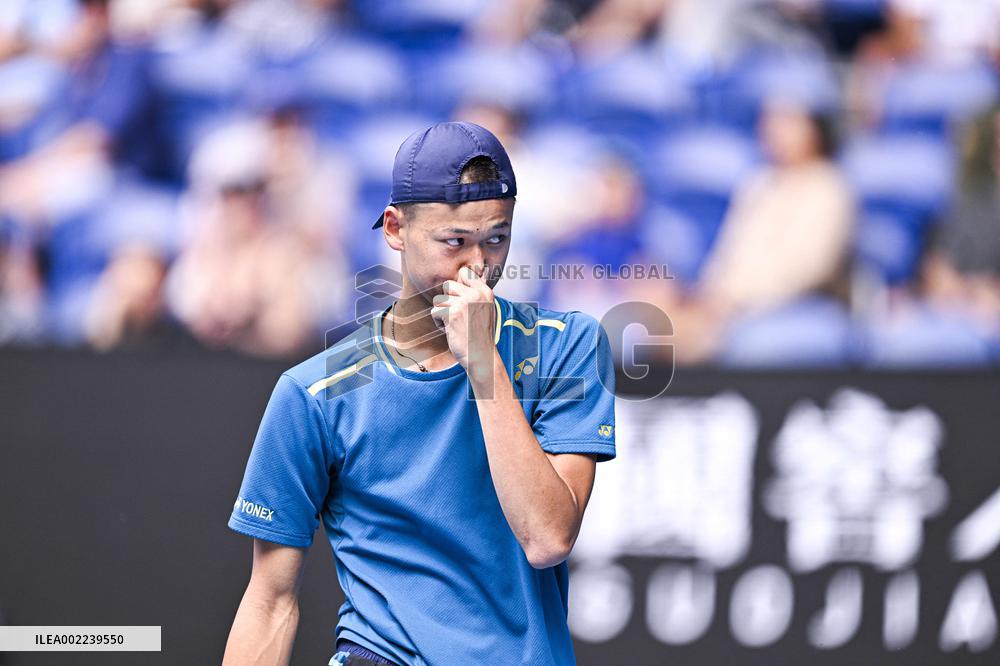 Australian Open - Japan Sakamoto Wins Junior Title