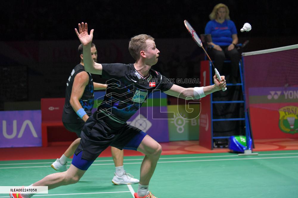 (SP)INDONESIA-JAKARTA-BADMINTON-INDONESIA MASTERS-MEN'S DOUBLES-SEMIFINALS