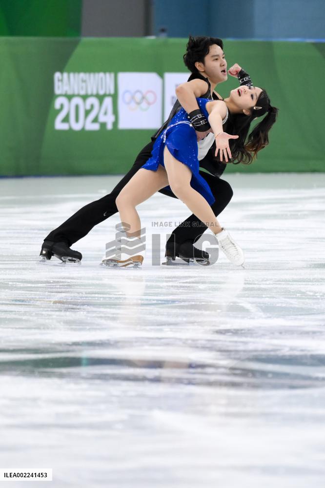 (SP)SOUTH KOREA-GANGNEUNG-WINTER YOUTH OLYMPIC GAMES-FIGURE SKATING-ICE DANCE-RHYTHM DANCE