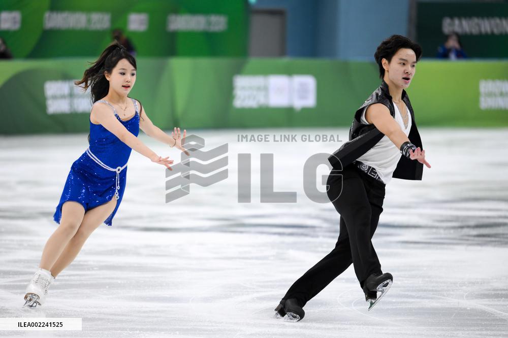 (SP)SOUTH KOREA-GANGNEUNG-WINTER YOUTH OLYMPIC GAMES-FIGURE SKATING-ICE DANCE-RHYTHM DANCE