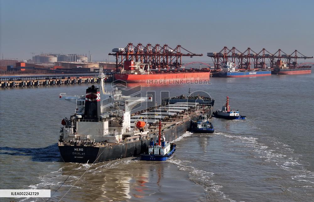 CHINA-HEBEI-ECONOMY-PORT-CARGO THROUGHPUT (CN)