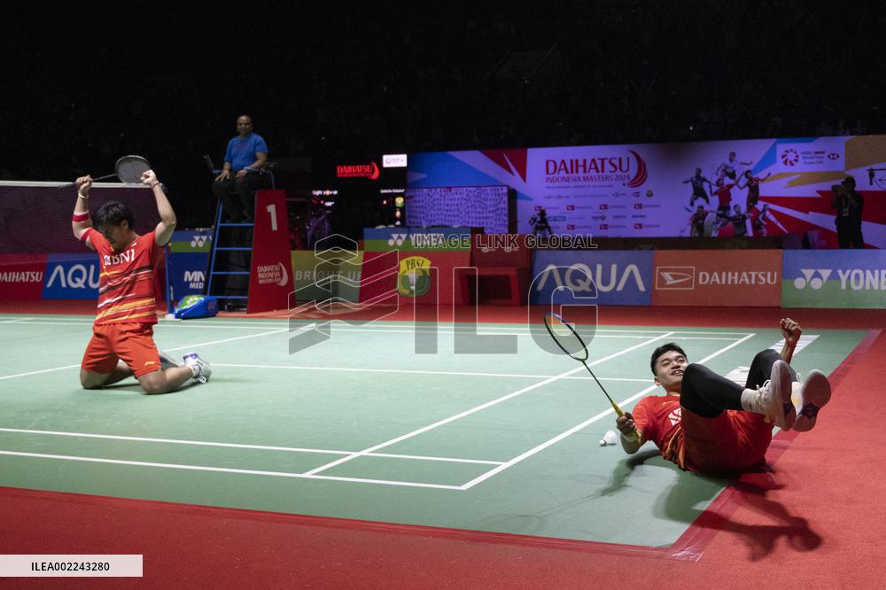 (SP)INDONESIA-JAKARTA-BADMINTON-INDONESIA MASTERS-MEN'S DOUBLES-FINAL