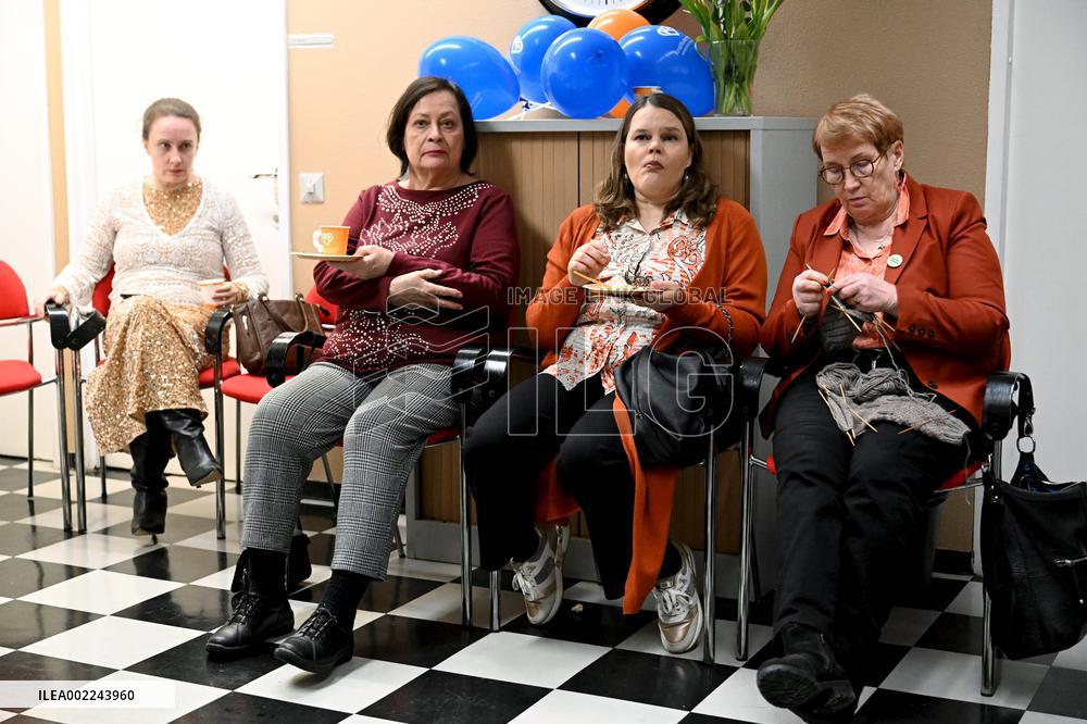 The election reception of The Christian Democrats presidential candidate Sari Essayah