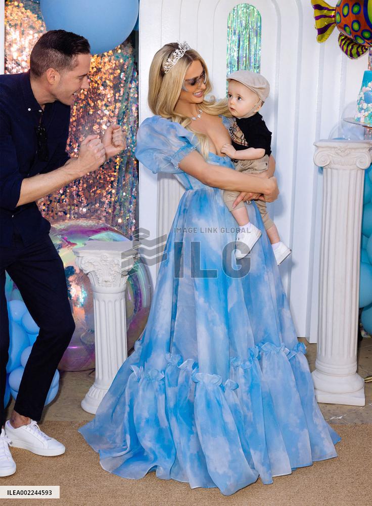 Paris Hilton And Carter Reum Celebrate Son Phoenix’s 1st Birthday - LA