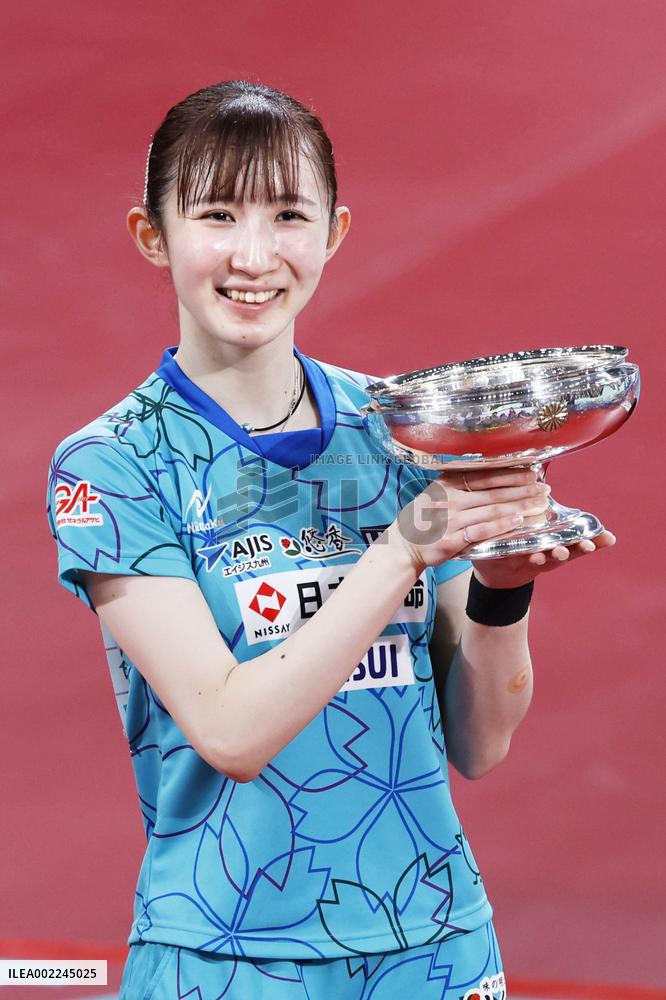 Table tennis: Japan national c'ship