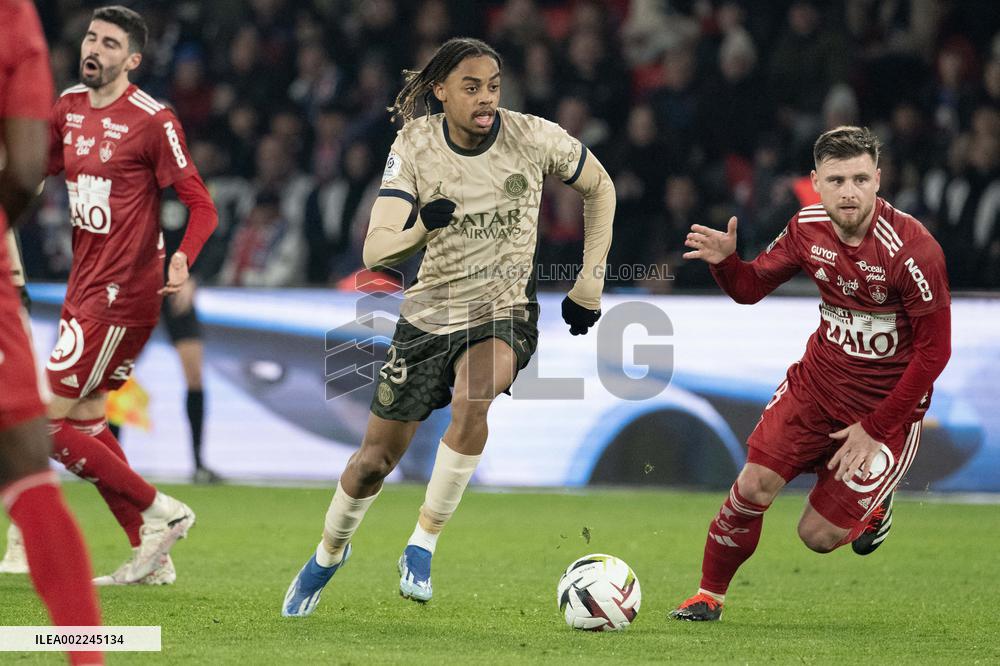 Ligue 1 match between, Paris Saint Germain " "PSG" Stade Brestois 29