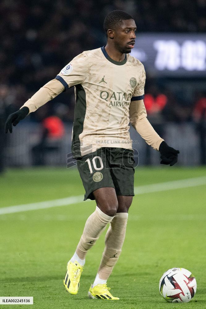 Ligue 1 match between, Paris Saint Germain " "PSG" Stade Brestois 29