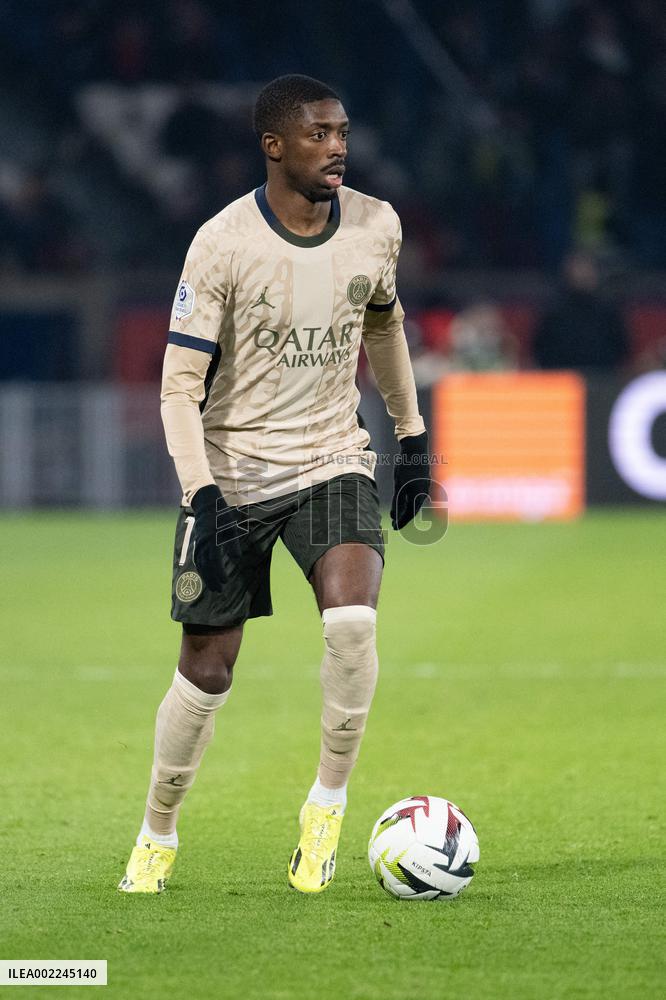 Ligue 1 match between, Paris Saint Germain " "PSG" Stade Brestois 29