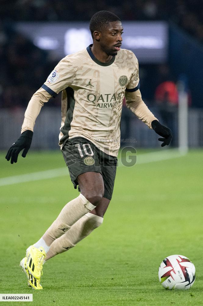 Ligue 1 match between, Paris Saint Germain " "PSG" Stade Brestois 29