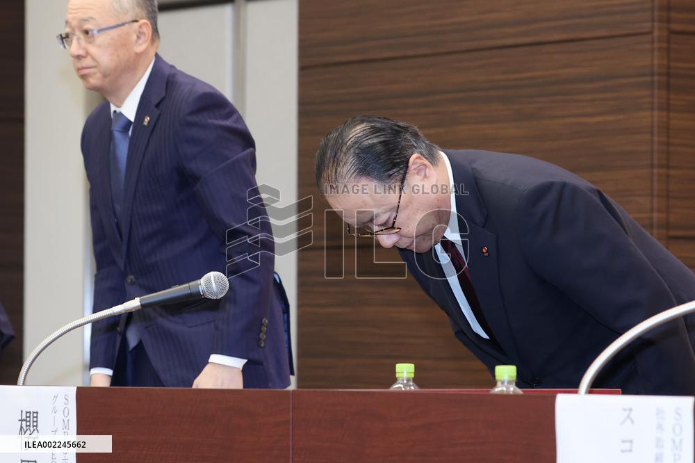 Press Conference by SOMPO Holdings and Sompo Japan