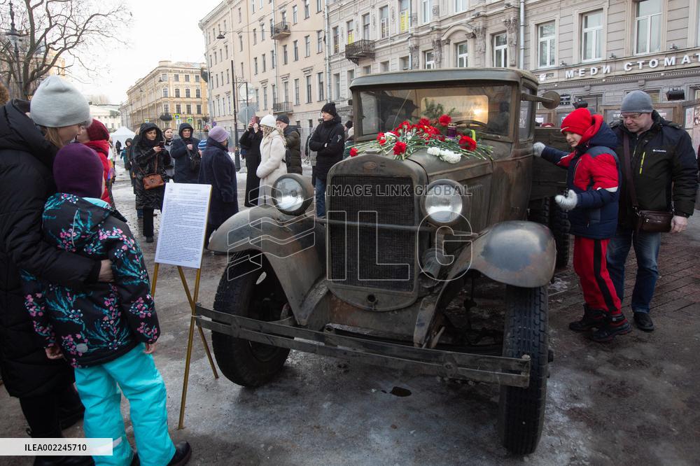 RUSSIA-ST. PETERSBURG-LENINGRAD BLOCKADE-ANNIVERSARY-COMMEMORATION