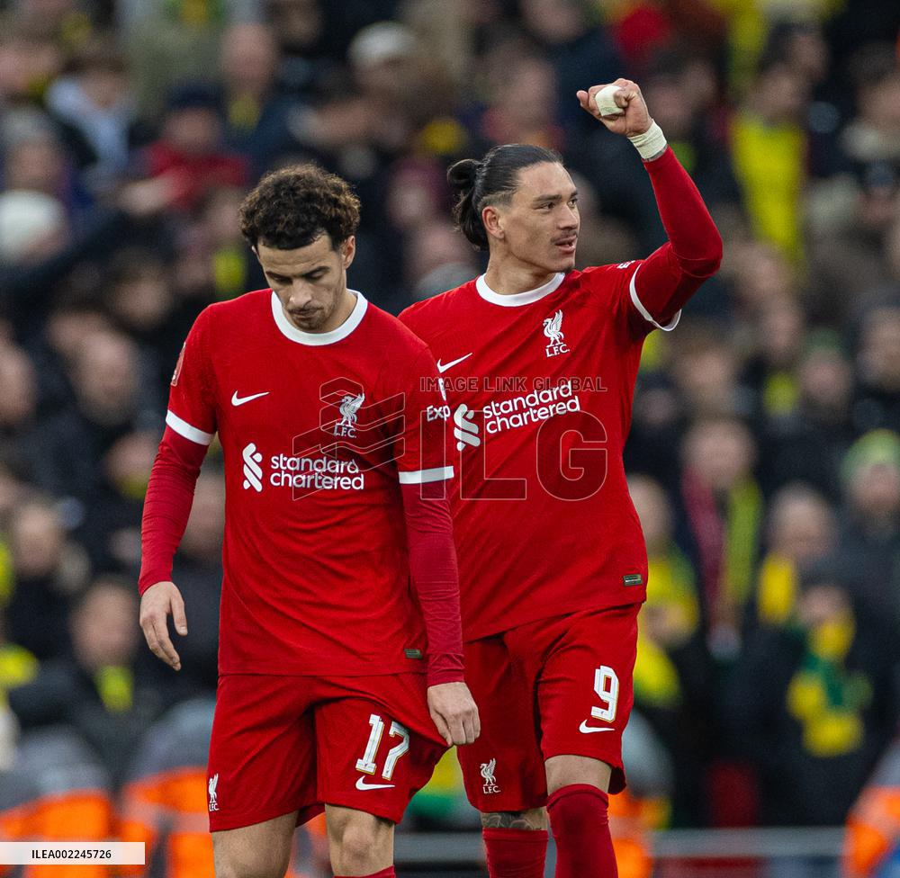 (SP)BRITAIN-LIVERPOOL-FOOTBALL-FA CUP-LIVERPOOL FC VS NORWICH CITY FC