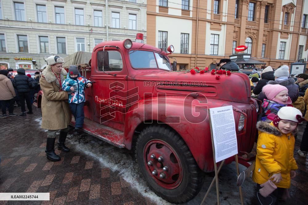 RUSSIA-ST. PETERSBURG-LENINGRAD BLOCKADE-ANNIVERSARY-COMMEMORATION