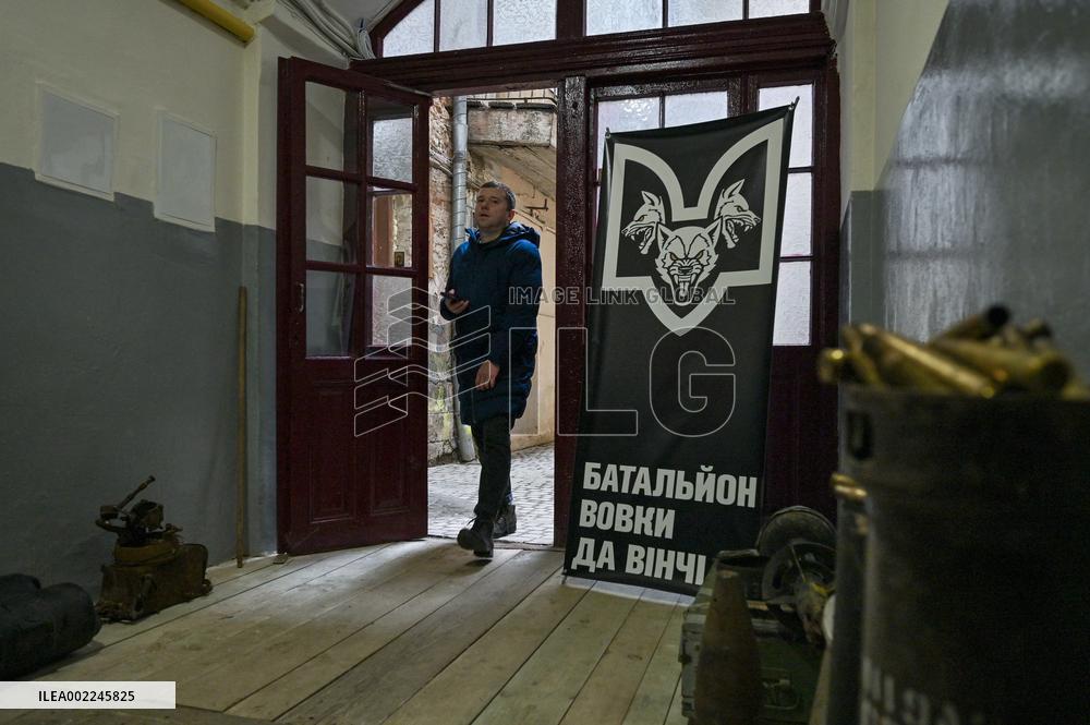 Recruiting center of Da Vinci Wolves battalion opens in Lviv