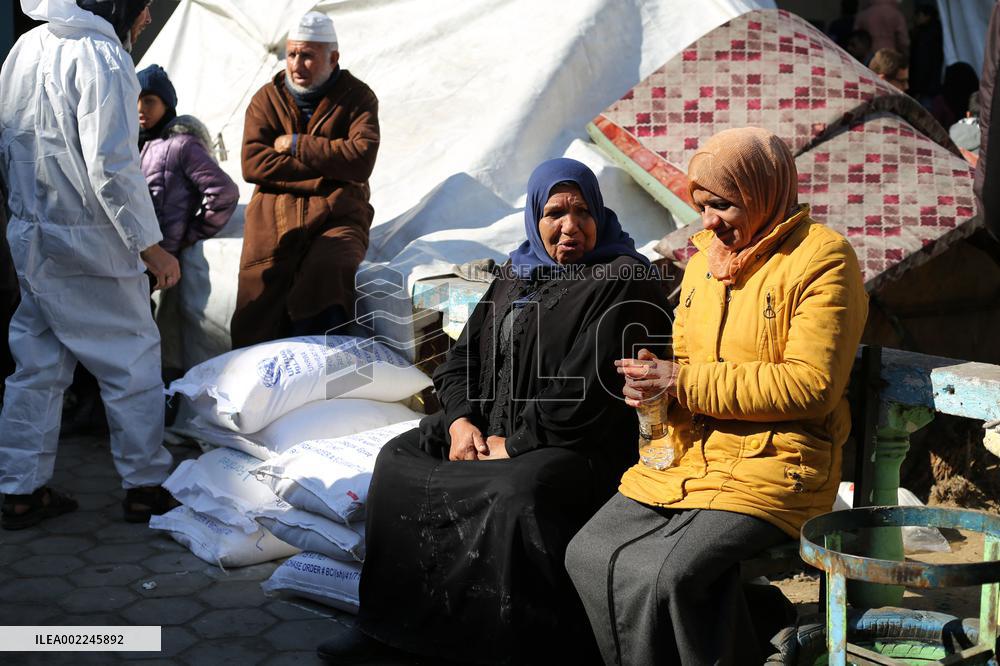 MIDEAST-GAZA-RAFAH-RELIEF SUPPLIES-FUNDING SUSPENSION