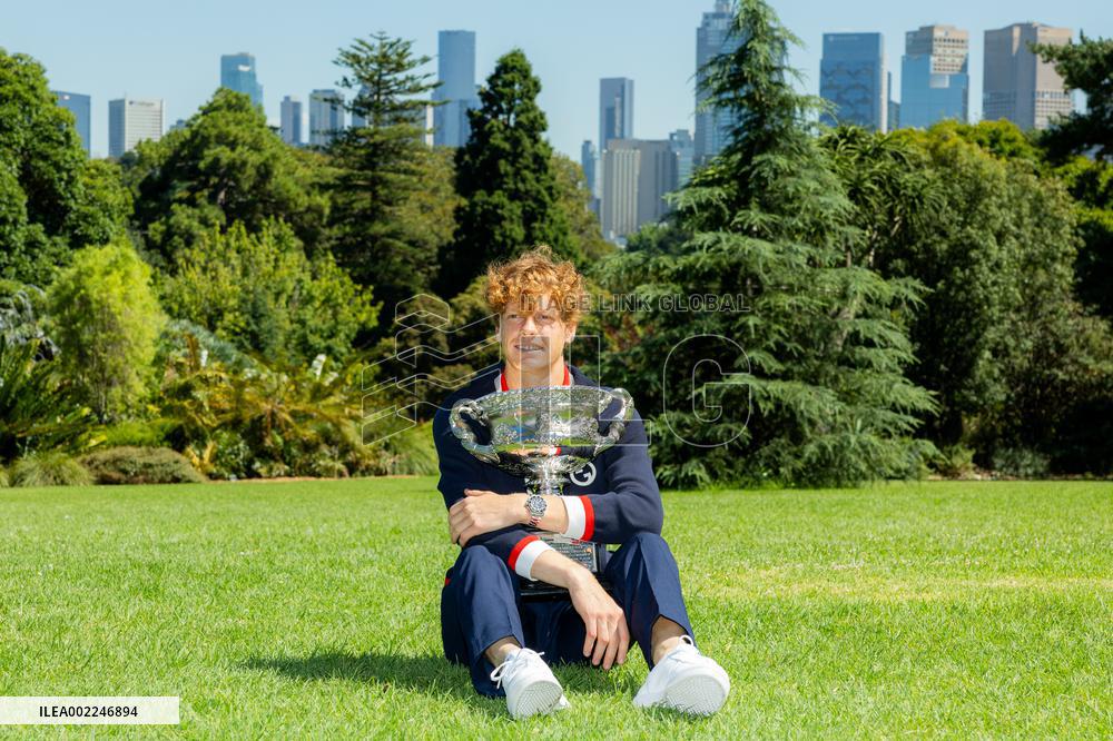 (SP)AUSTRALIA-MELBOURNE-TENNIS-AUSTRALIAN OPEN-TROPHY