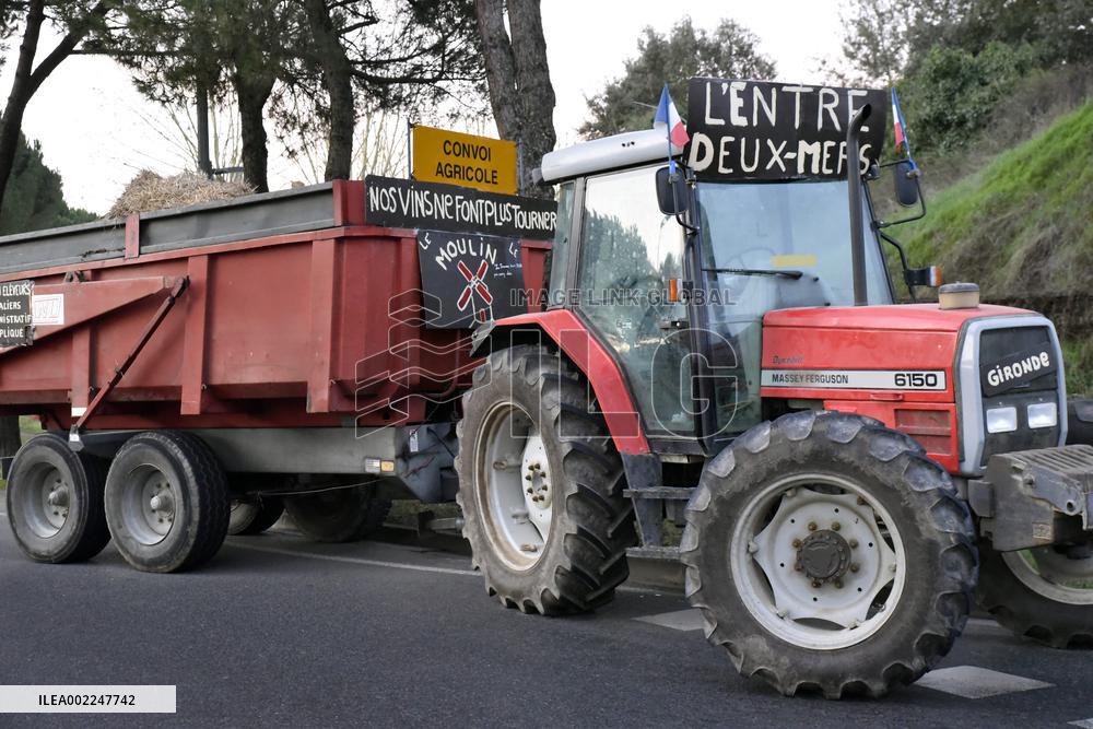 Demonstration Agriculture Gironde - Langon