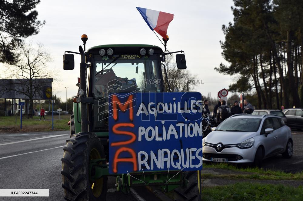 Demonstration Agriculture Gironde - Langon