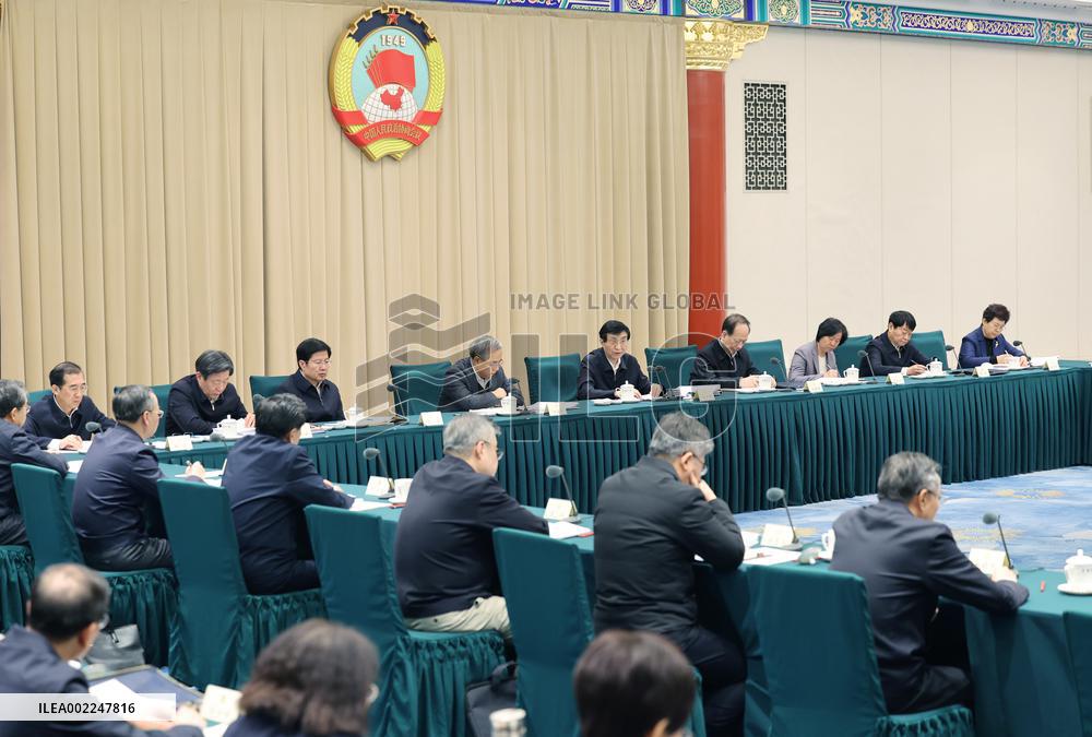 CHINA-BEIJING-WANG HUNING-CPPCC-BIWEEKLY CONSULTATION SESSION (CN)