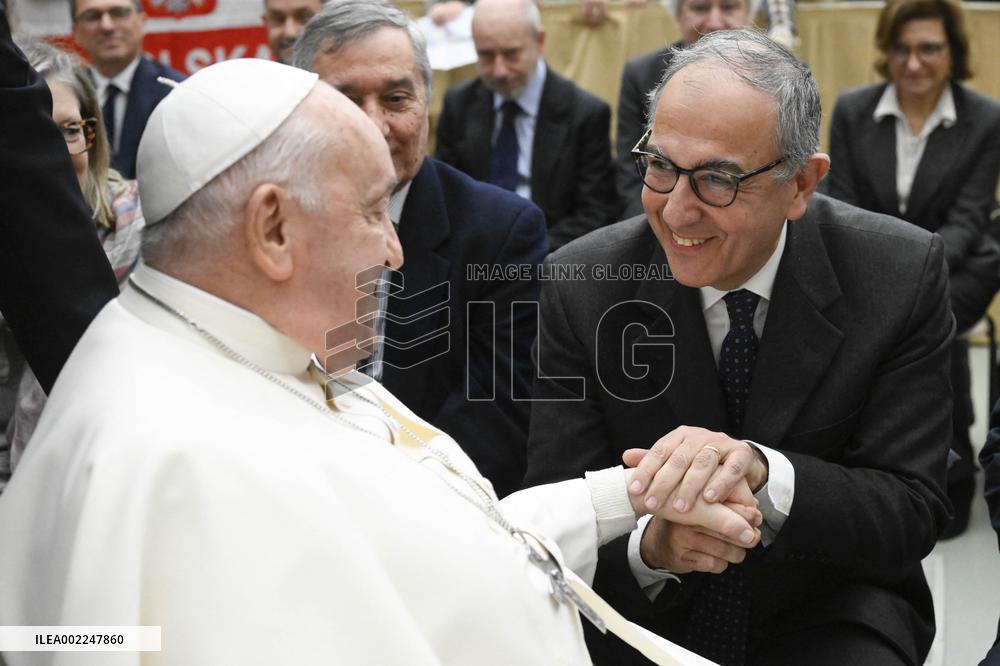 Pope Francis Holds Audiences - Vatican