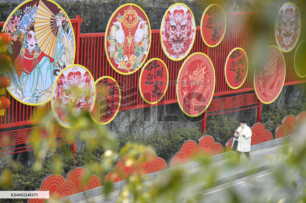 #CHINA-SPRING FESTIVAL-DECORATIONS (CN)