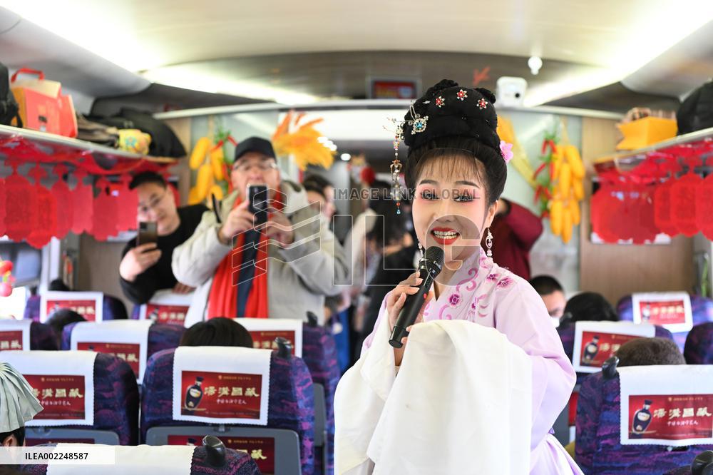 CHINA-NANJING-BULLET TRAIN-SPRING FESTIVAL TRAVEL RUSH (CN)