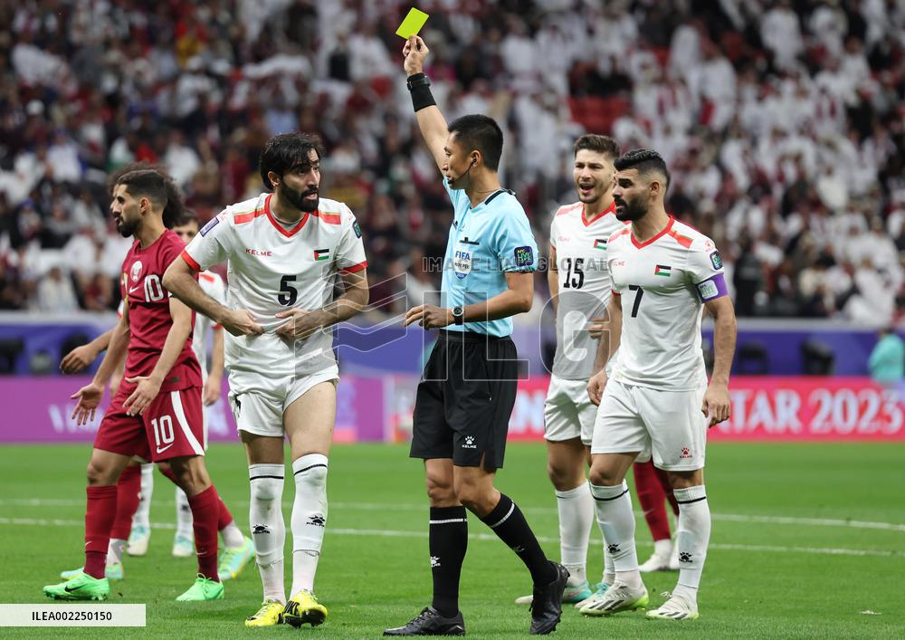 (SP)QATAR-DOHA-FOOTBALL-AFC ASIAN CUP-QATAR VS PALESTINE