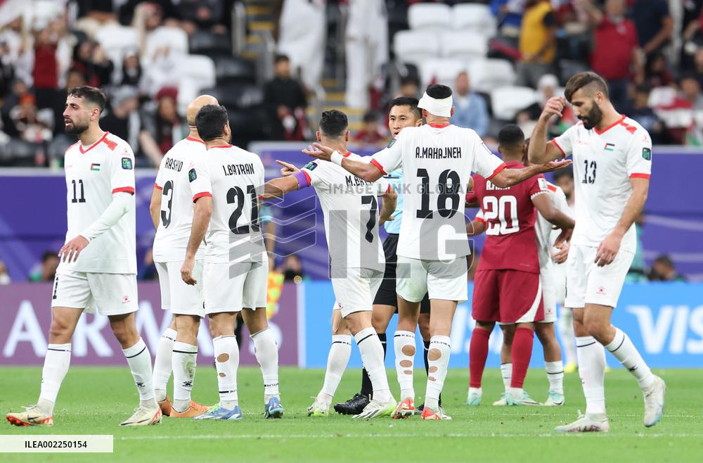 (SP)QATAR-DOHA-FOOTBALL-AFC ASIAN CUP-QATAR VS PALESTINE