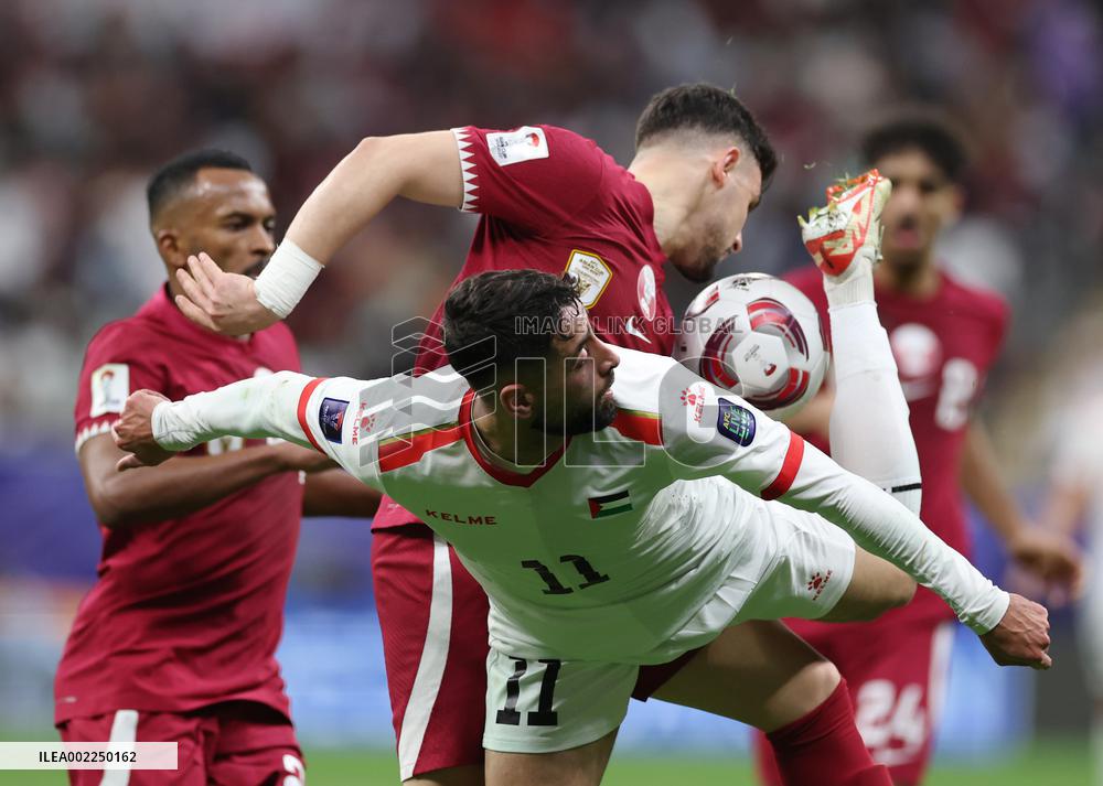 (SP)QATAR-DOHA-FOOTBALL-AFC ASIAN CUP-QATAR VS PALESTINE