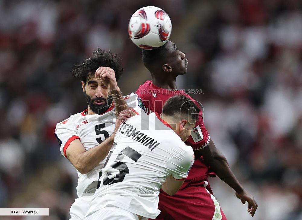 (SP)QATAR-DOHA-FOOTBALL-AFC ASIAN CUP-QATAR VS PALESTINE