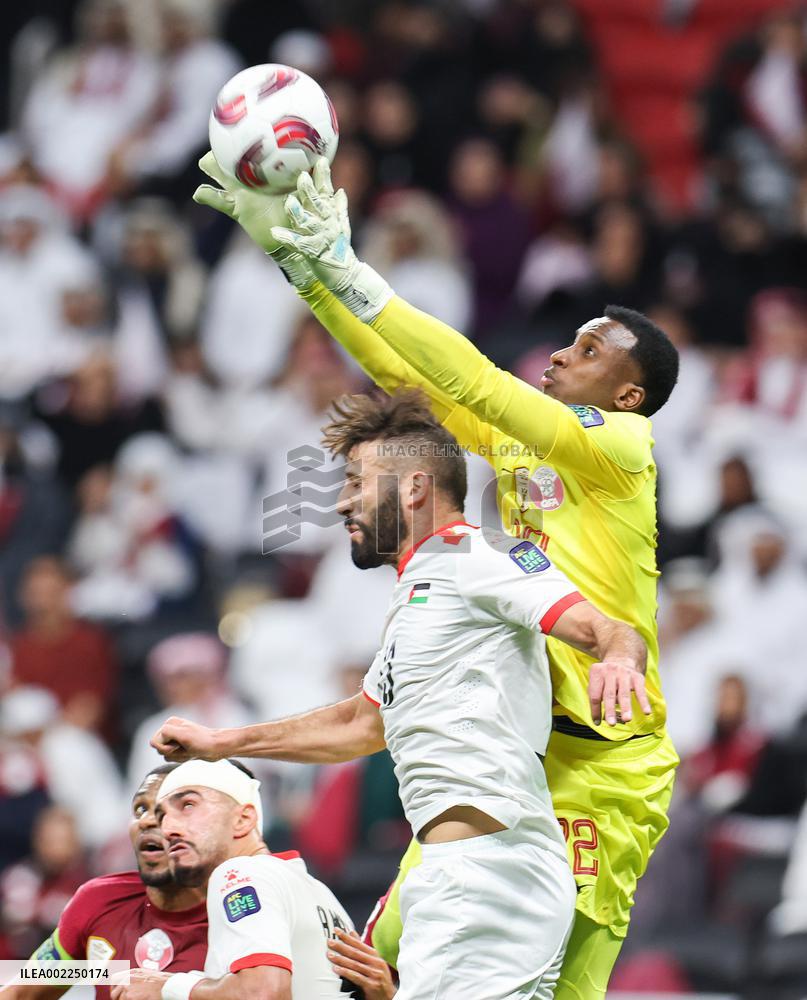 (SP)QATAR-DOHA-FOOTBALL-AFC ASIAN CUP-QATAR VS PALESTINE