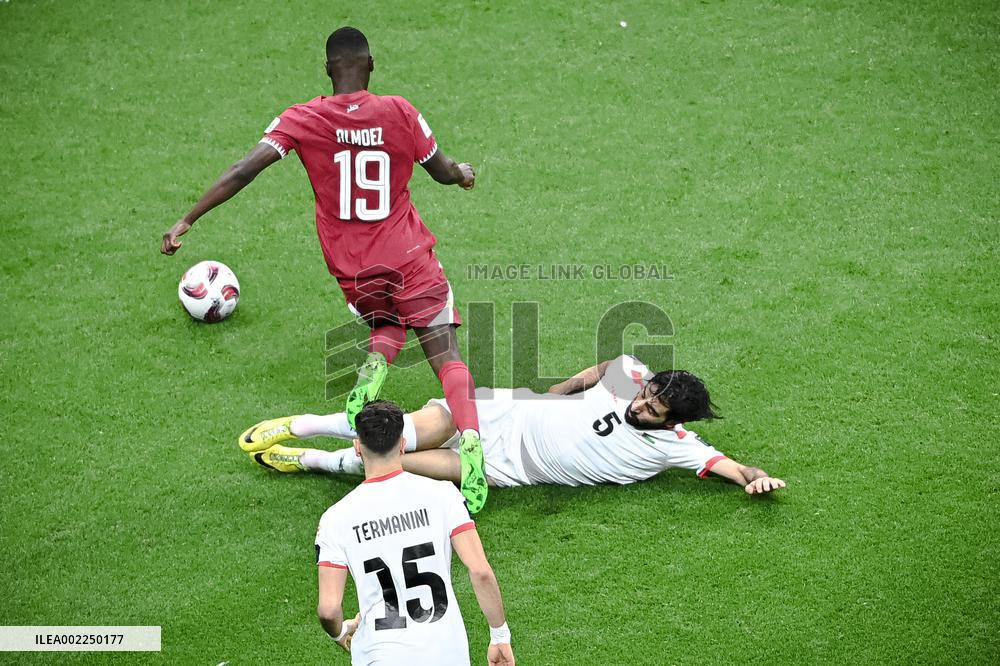 (SP)QATAR-DOHA-FOOTBALL-AFC ASIAN CUP-QATAR VS PALESTINE