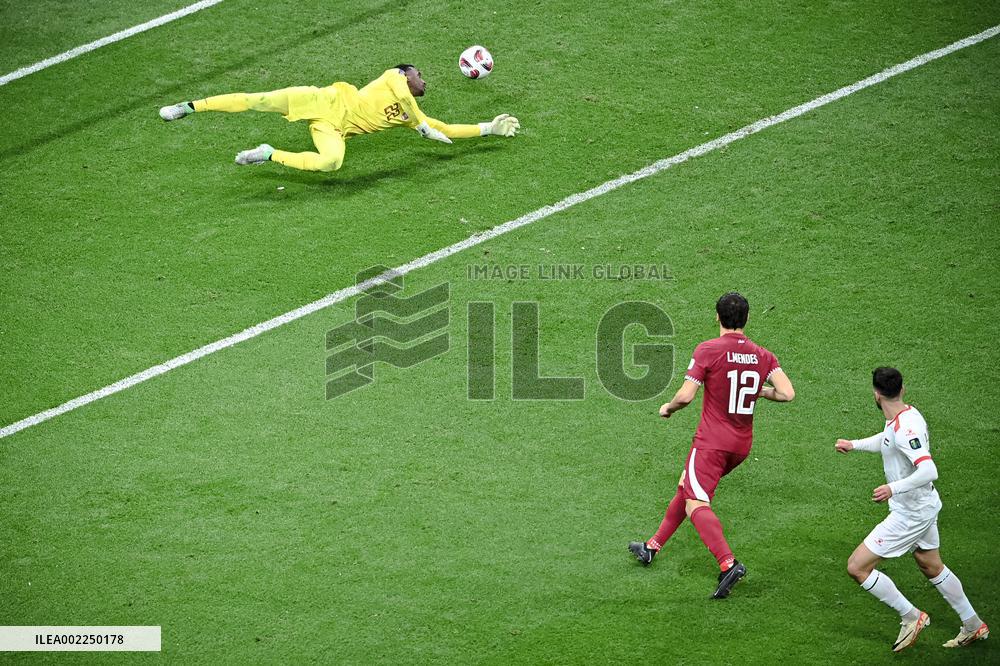 (SP)QATAR-DOHA-FOOTBALL-AFC ASIAN CUP-QATAR VS PALESTINE
