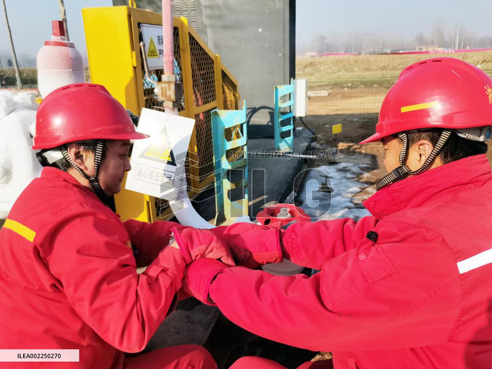 CO2 Flood Leak Emergency Response Drill Site in Puyang
