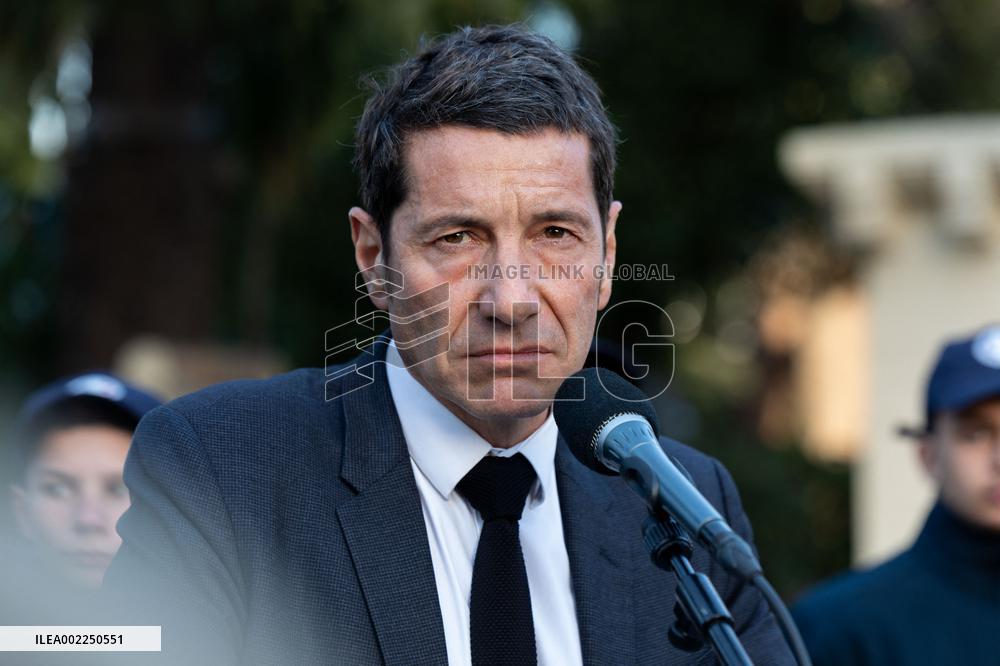 Inauguration Of Samuel Paty Place - Cannes