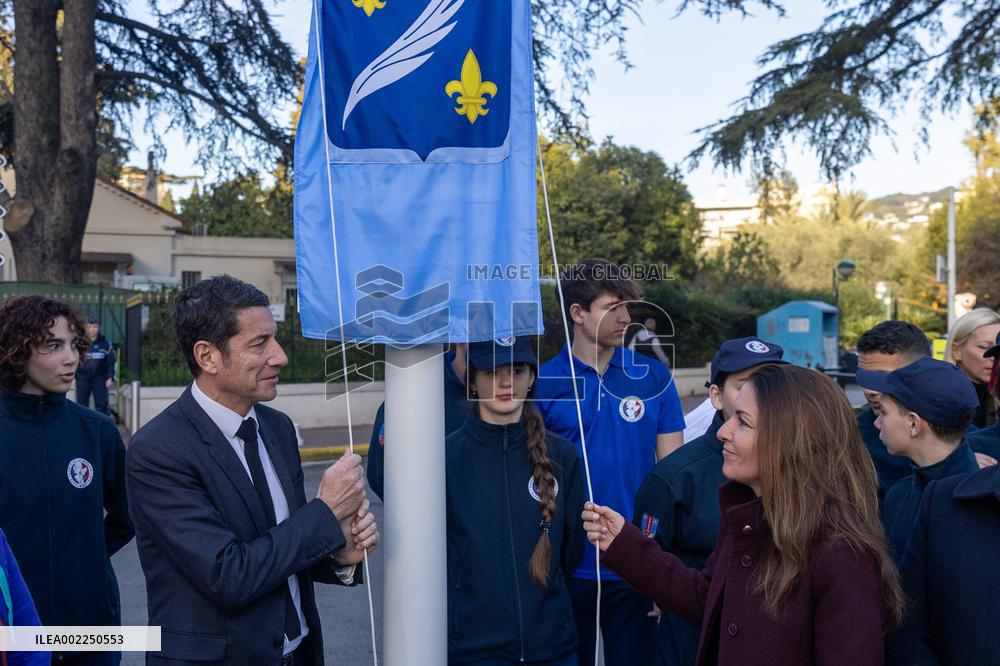 Inauguration Of Samuel Paty Place - Cannes